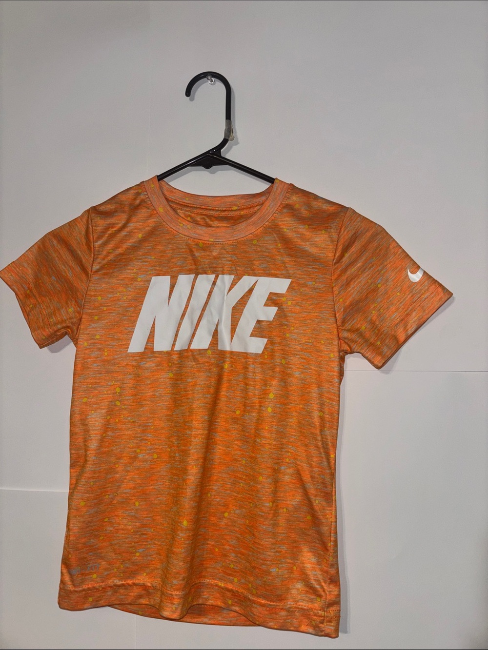 Nike Orange Marled Logo T-Shirt